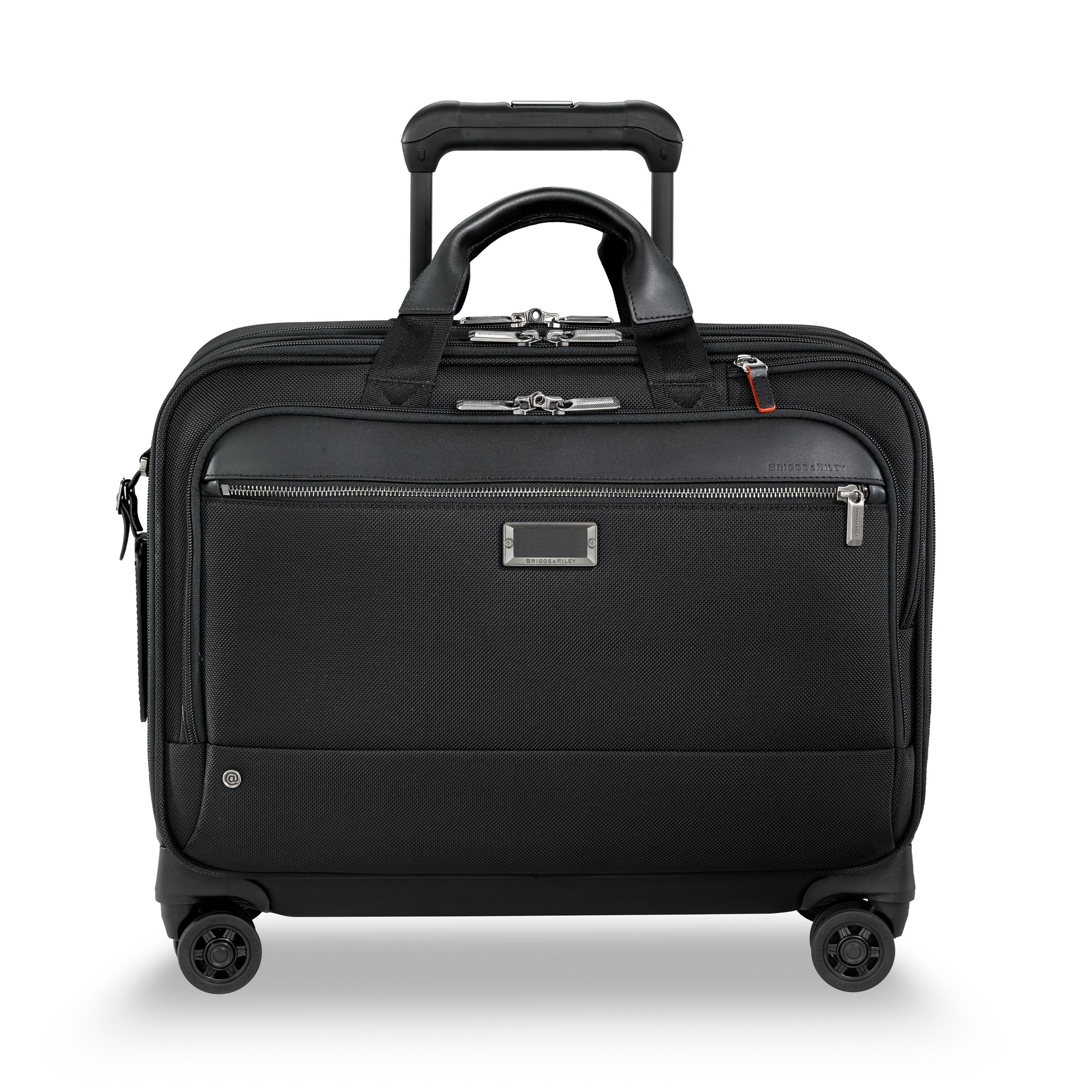 DISCONTINUED- Briggs & Riley @WORK Collection Softside Large Spinner Zippered Briefcase (Free Monogram)- KR430SP