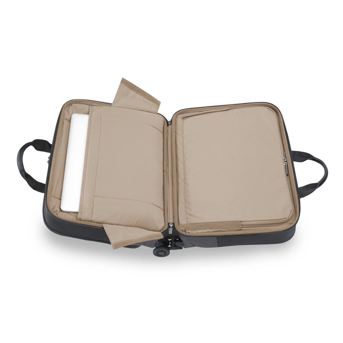 DISCONTINUED- Briggs & Riley @WORK Collection Softside Large Spinner Zippered Briefcase (Free Monogram)- KR430SP