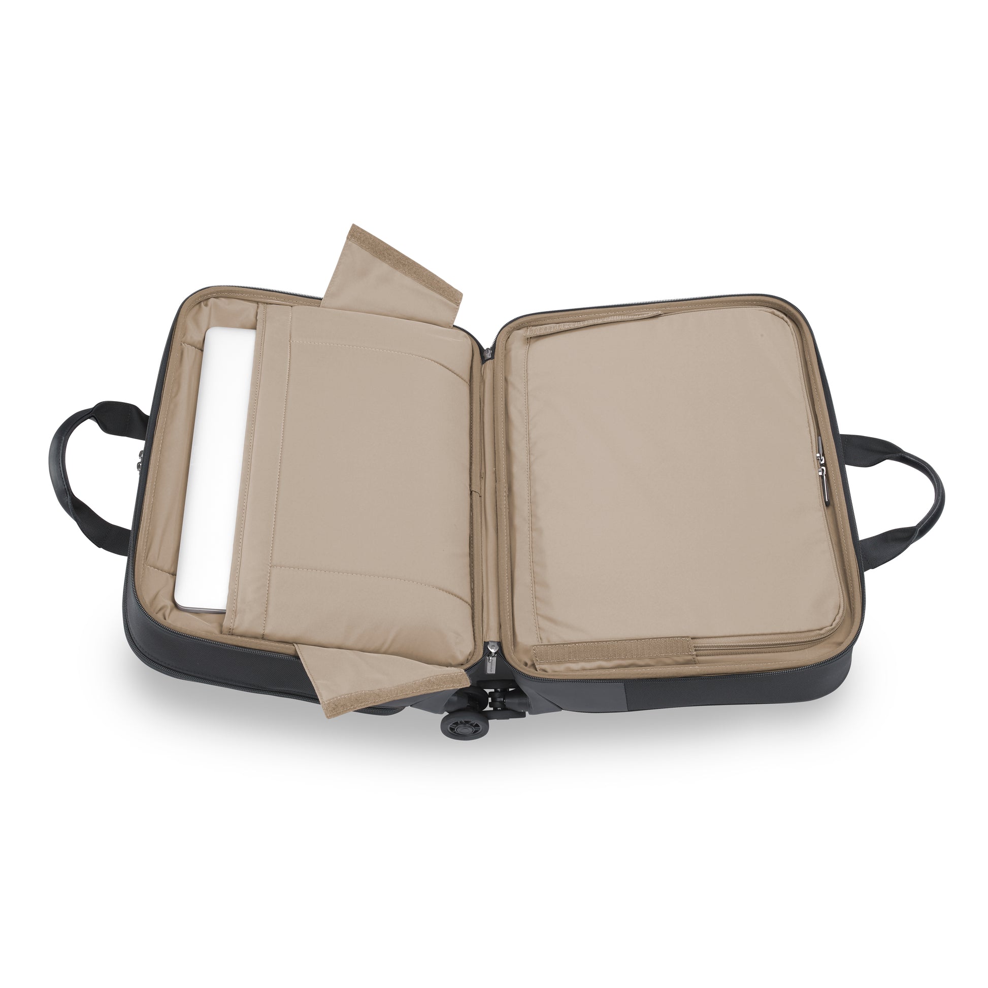 DISCONTINUED- Briggs & Riley @WORK Collection Softside Large Spinner Zippered Briefcase (Free Monogram)- KR430SP