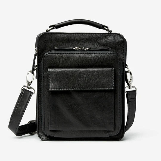 Osgoode Marley Leather Medium Travel Pack- 4005 Black