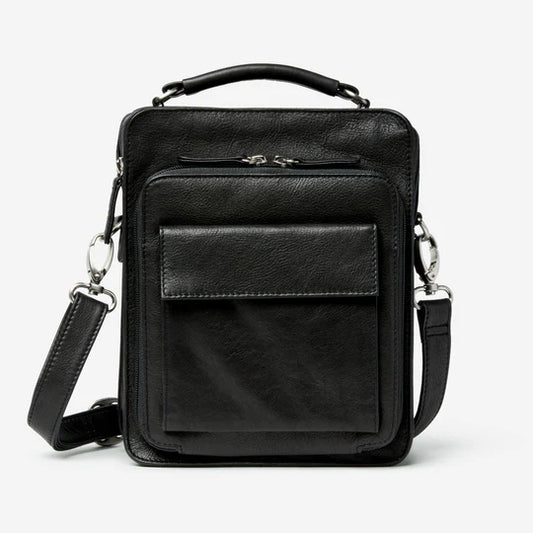 Osgoode Marley Leather Medium Travel Pack- 4005 Black