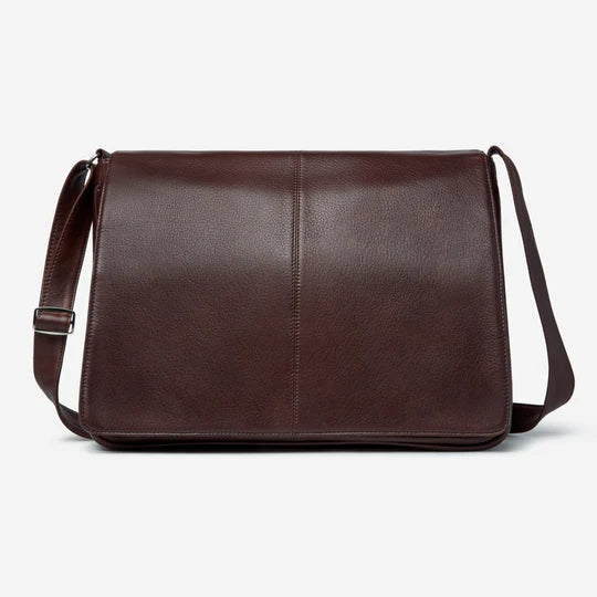 Osgoode Marley Leather Messenger Bag- 6008 Espresso