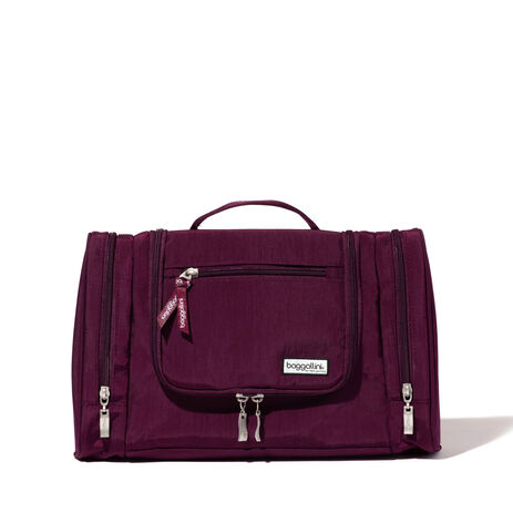 Baggallini Hanging Toiletry Kit Mulberry