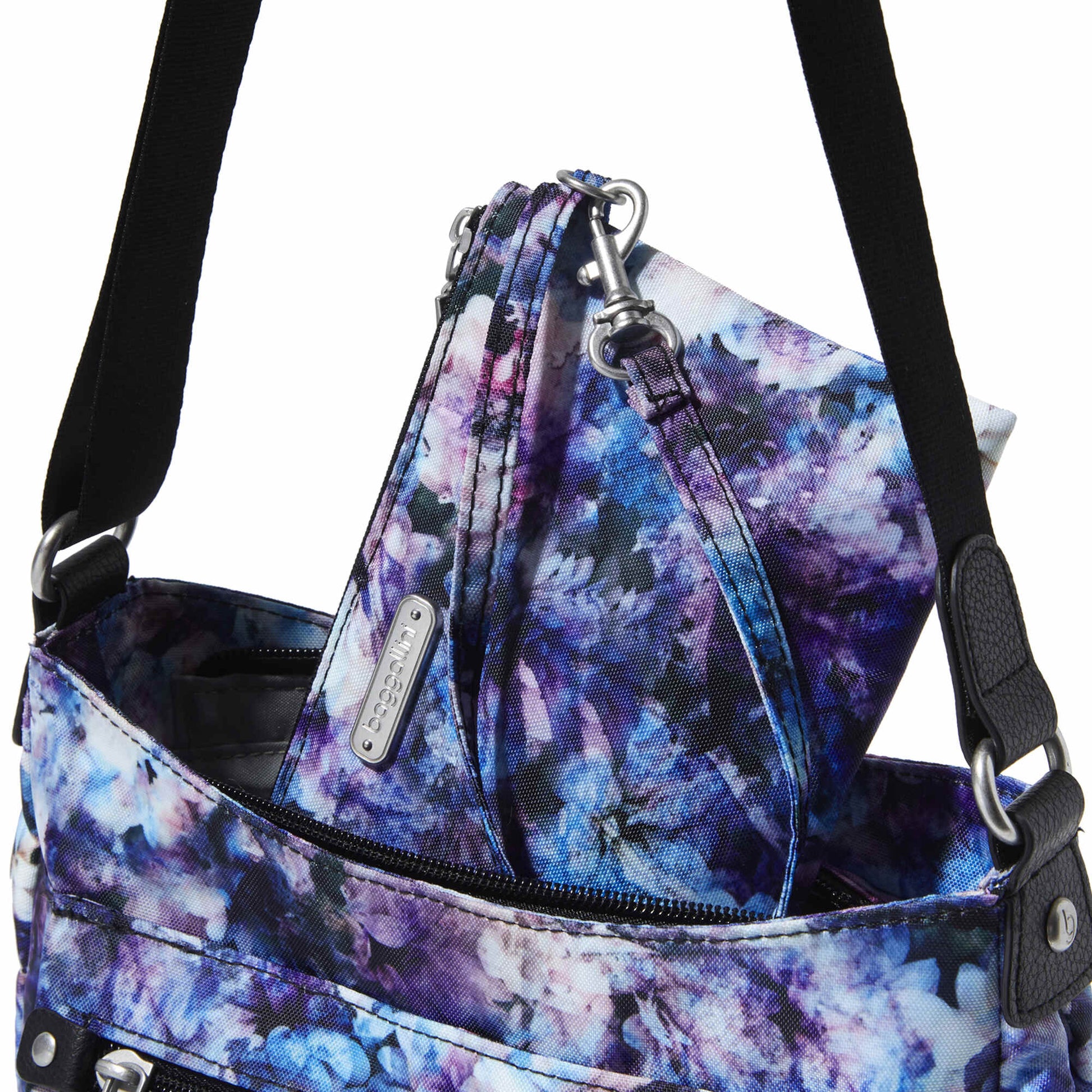 Baggallini Uptown Bagg/Purse With RFID Phone Wristlet