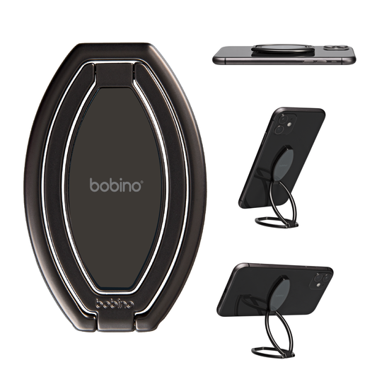 Bobino - KickFlip - Phone Stand Black