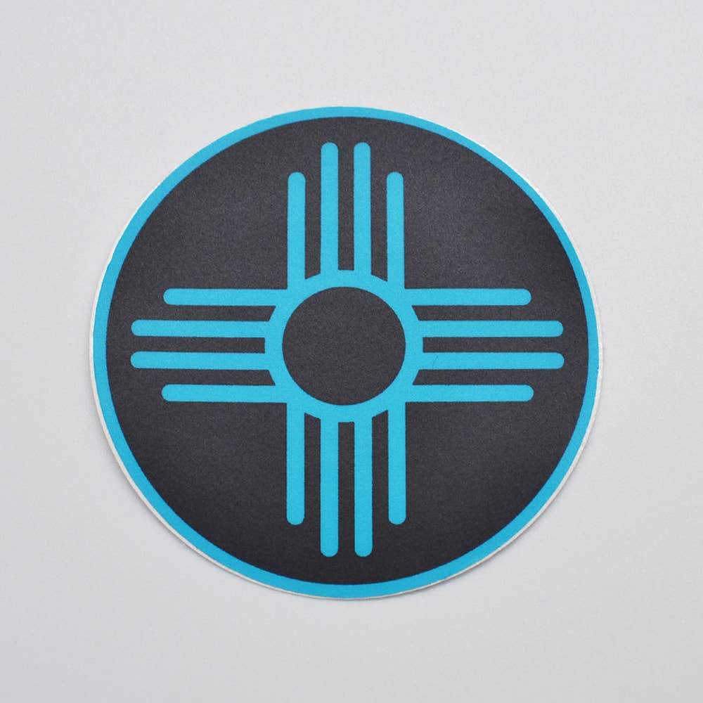 Metal the Brand - Zia Black Circle - Sticker Zia Black Circle