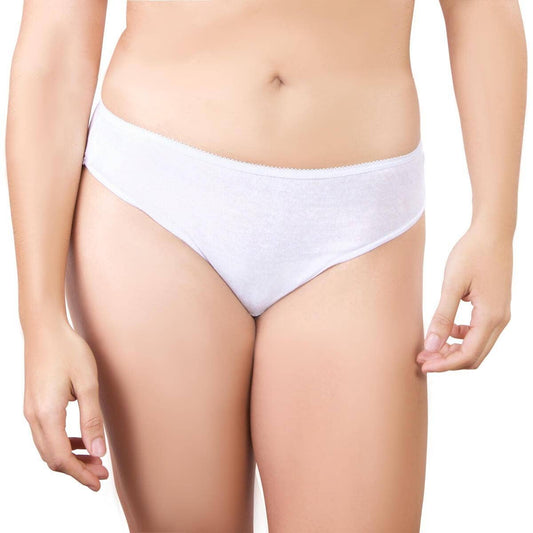 On Sale- One-Wear Disposable white cotton underwear for women 5pc