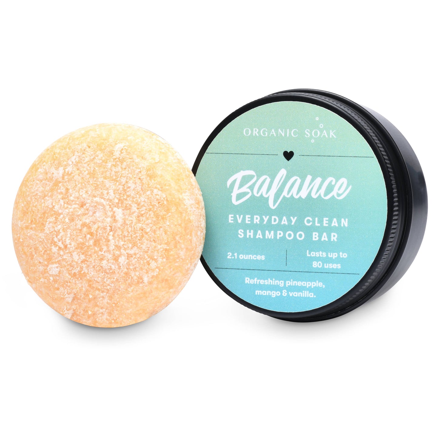Organic Soak - Balance Everyday Clean Hair Shampoo Bar