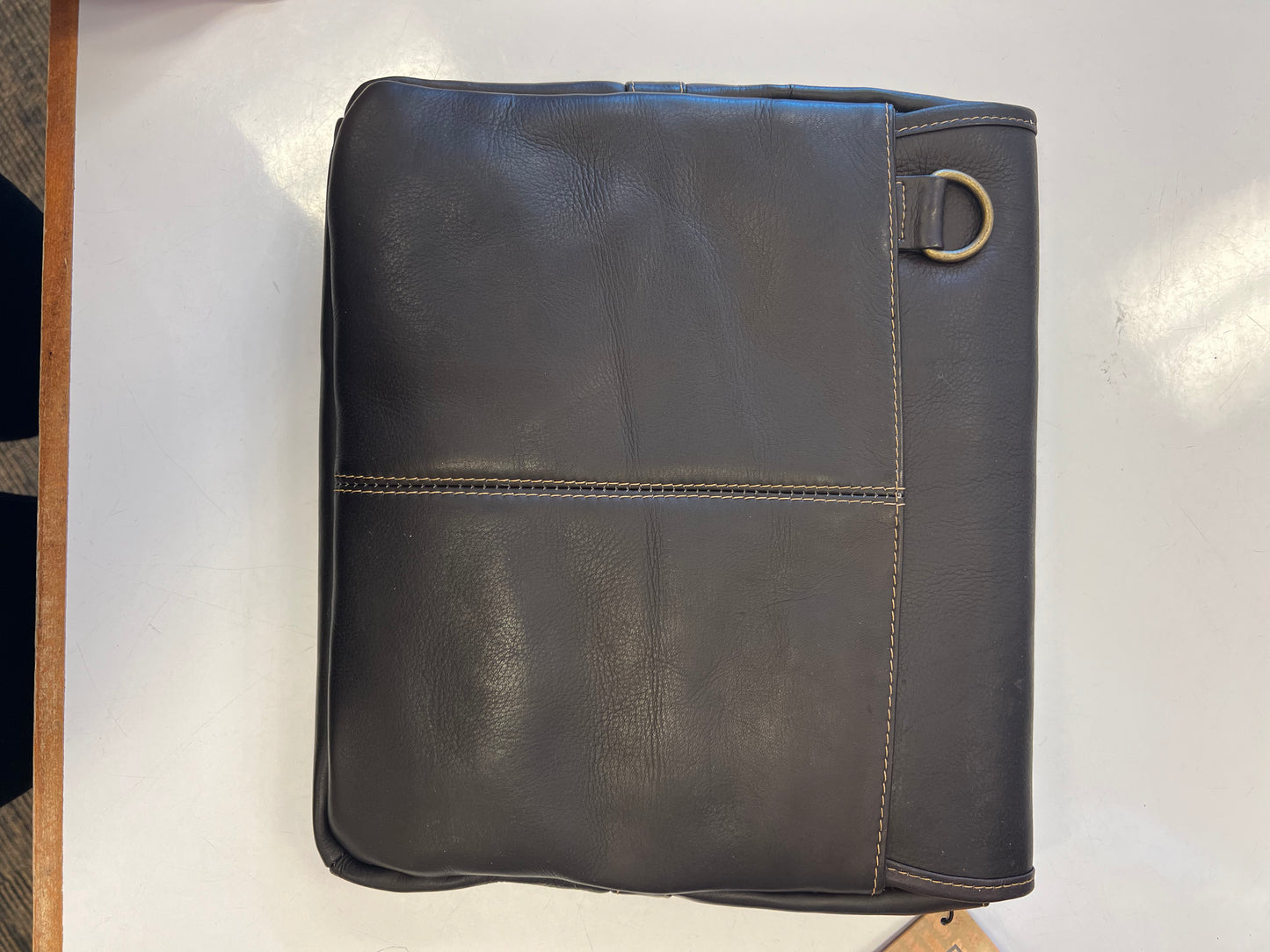 Vaquetta Leather Small Messenger Bag