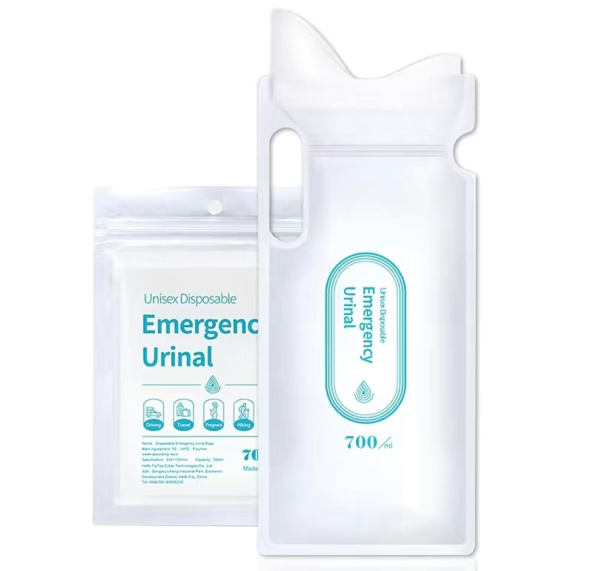 Disposable Emergency Urinal/Vomit Bag (4-bags)