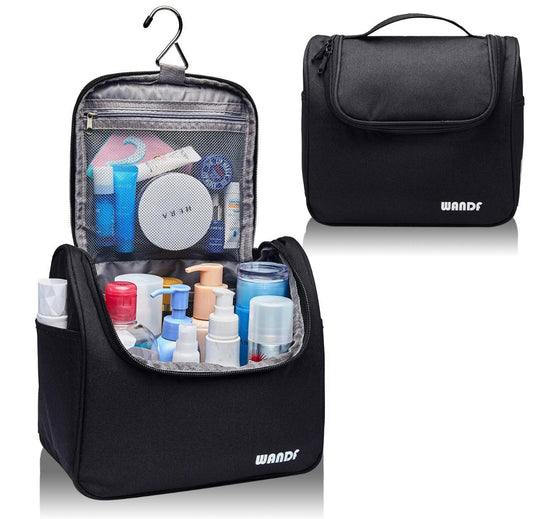 On Sale- Water Resistant Hanging Makeup/Toiletry Bag Black