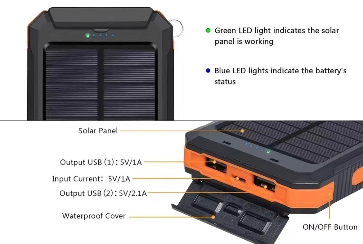Solar Power Charger Power Bank