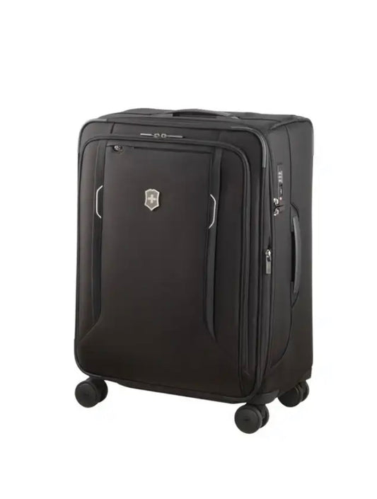 *DISCONTINUED* Victorinox Werks Traveler 6.0 Softside 25” Medium Checked Spinner Black