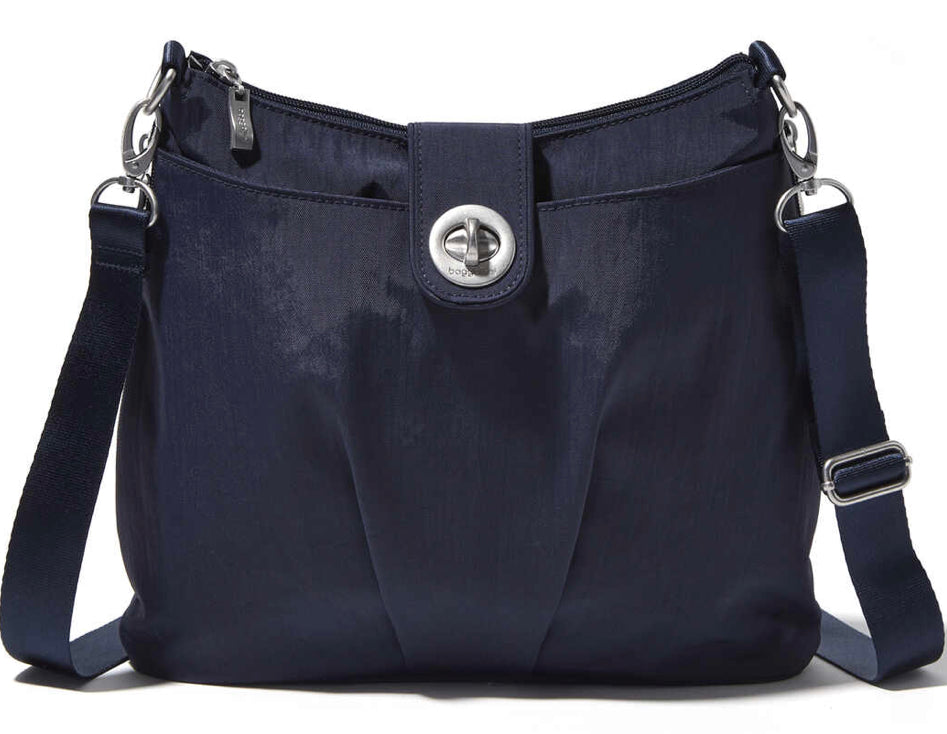 On Sale - Baggallini Sorrento Hobo Handbag/Purse French Navy