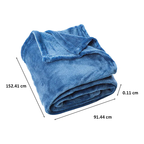 Fold n Go Microfiber Travel Blanket Royal
