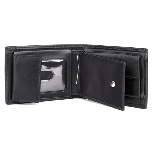 Dopp® Leather Regatta RFID Convertible Billfold Wallet with Zippered Bill Compartment