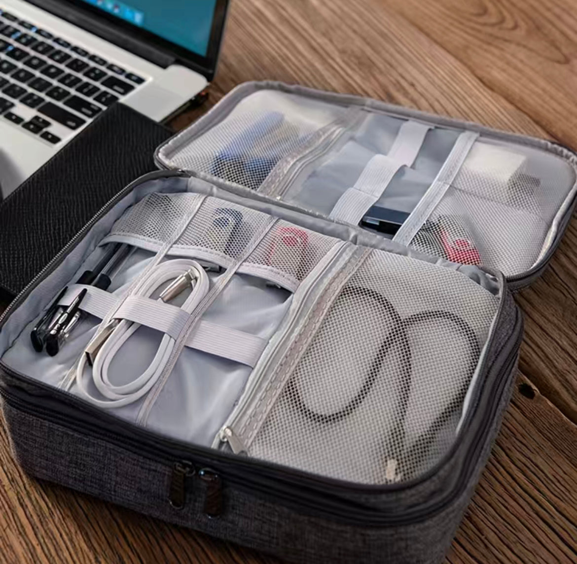 Deluxe Travel Accessories/Electronics Organizer