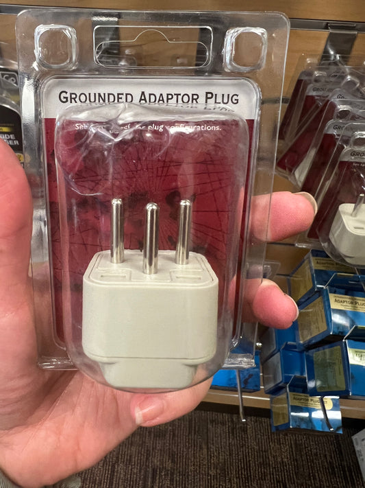 Voltage Valet Grounded Adaptor Plug - GUL | Israel