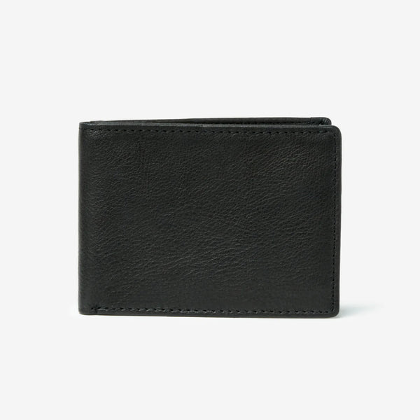 Osgoode Marley Leather RFID Ultra Mini Thinfold Wallet- 1224 Black