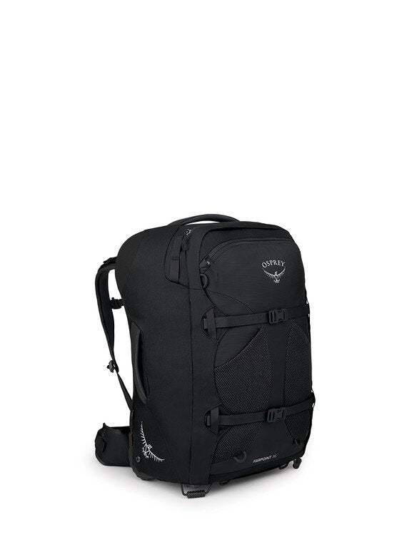 Osprey Farpoint 2-Wheeled 36L Carry-On with Backpack option Black