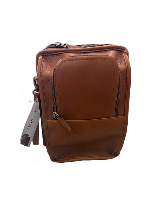 On Sale- Leather Travel Tote