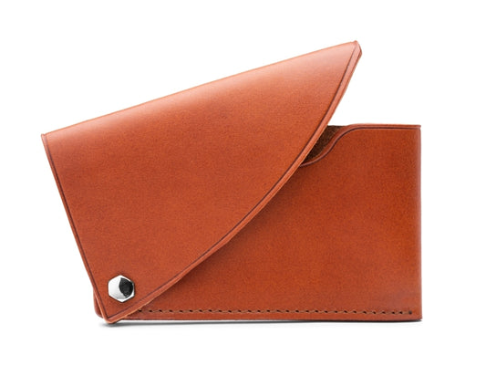 Bosca Italio Flipper Leather Wallet Case (Light Brown) Light Brown