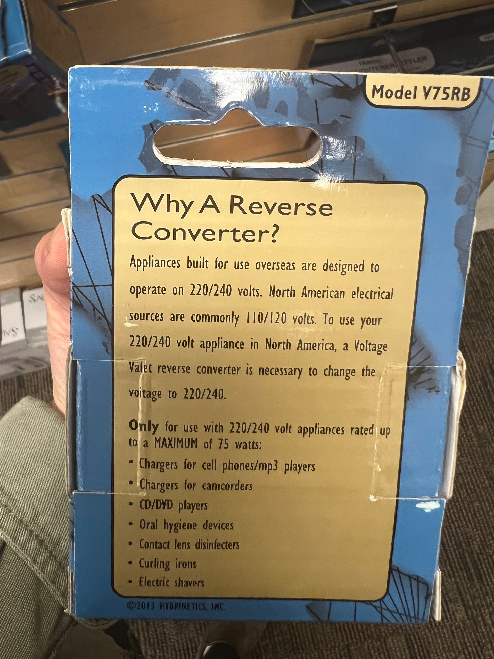 Voltage Valet 75 Watt Reverse Converter