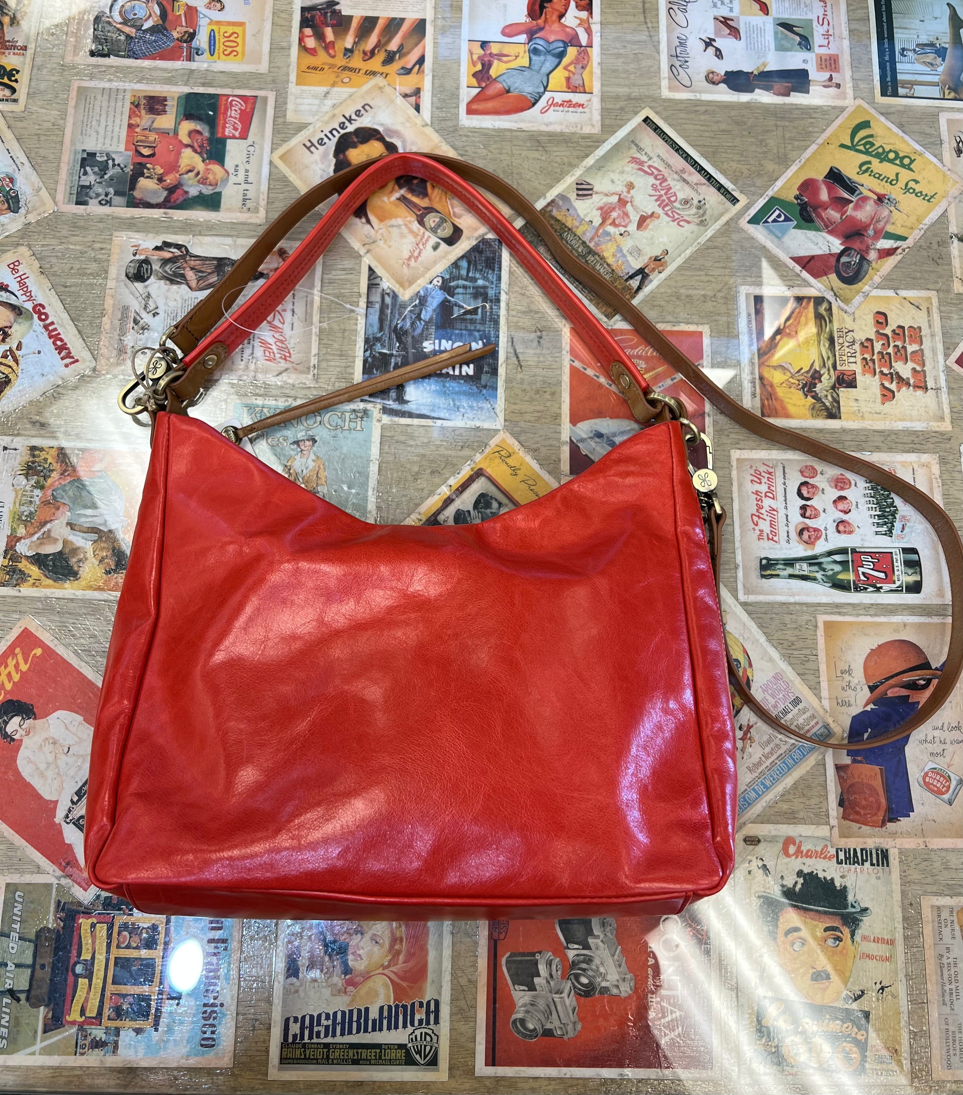 Hobo Delilah Shoulder Leather Handbag/Purse (Rio- last one in stock!) RIO