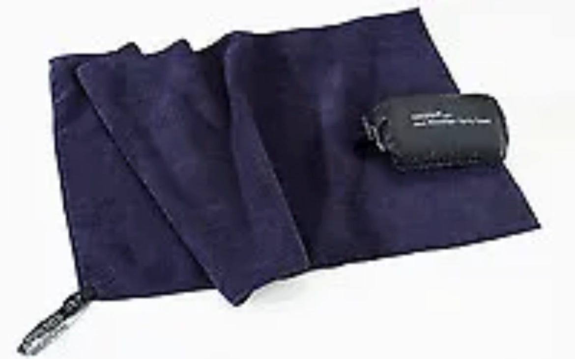 Cocoon Microfiber Towel- Large Dark Blue