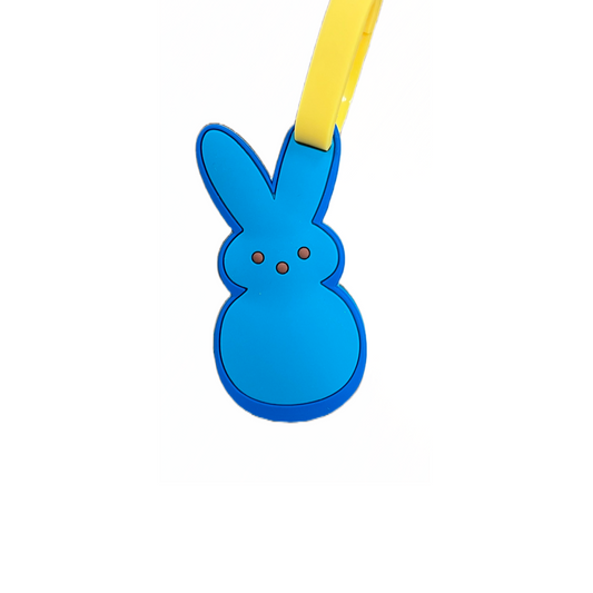 Blue Bunny mini Luggage Tag