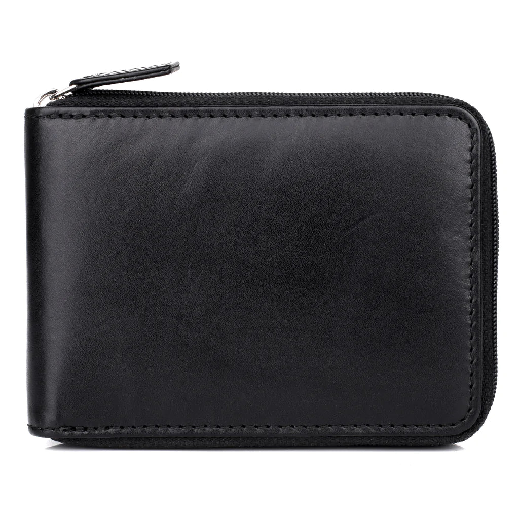 Dopp® Leather Regatta RFID Zip-Around Billfold Wallet