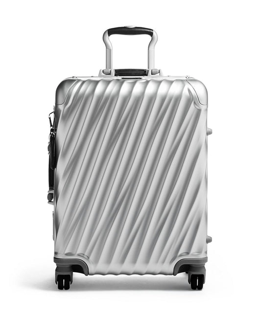 On Sale- TUMI 19 Degree 22” Aluminum Hardsided Continental Carry-On Spinner- floor model Silver