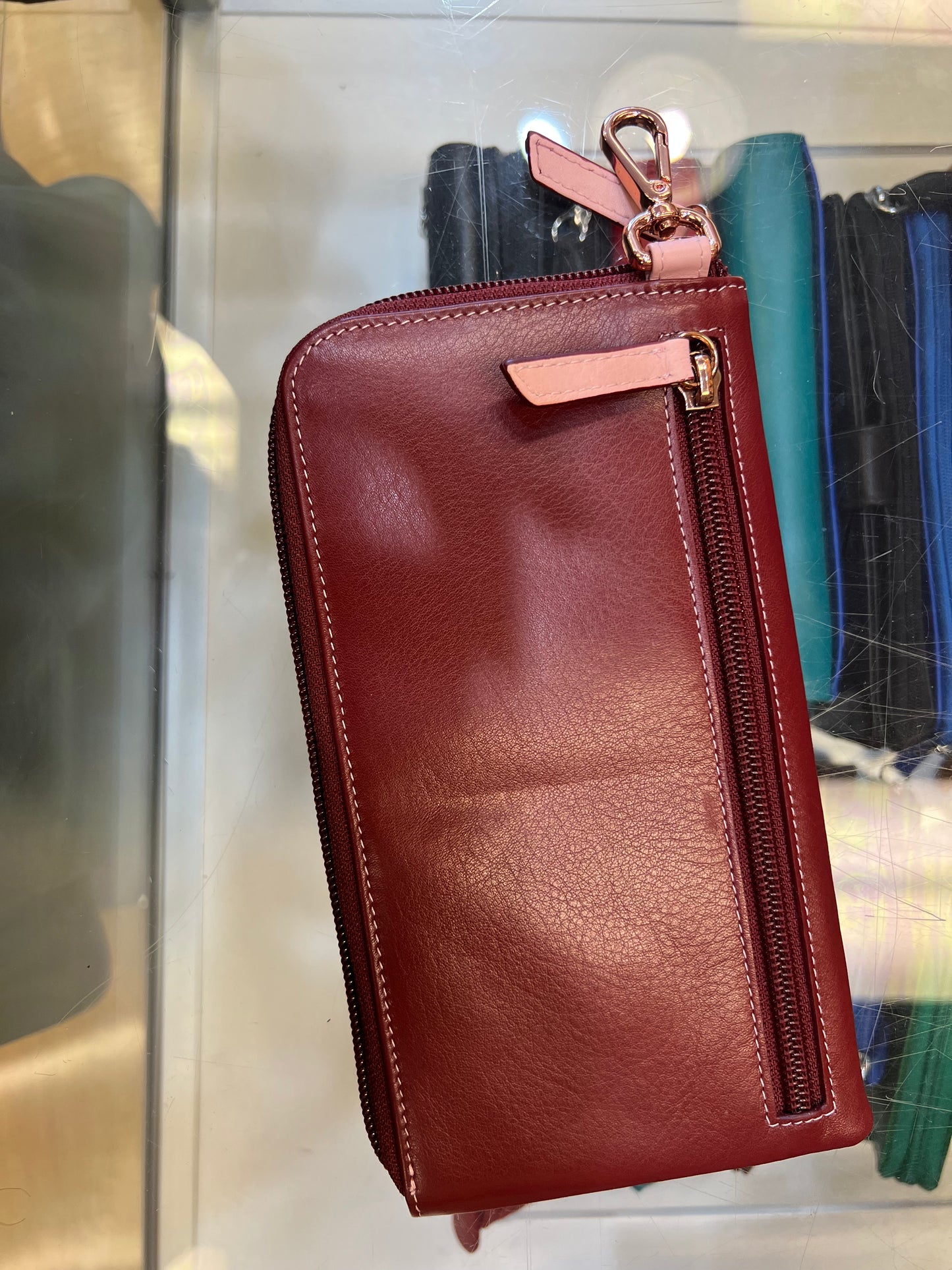 ili New York Large Leather Glasses Case- 6200