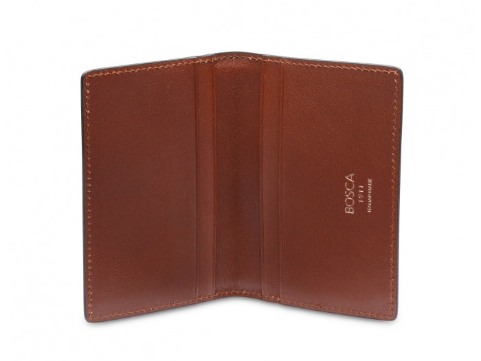BOSCA Navayo Italia Leather Calling Card Case wallet