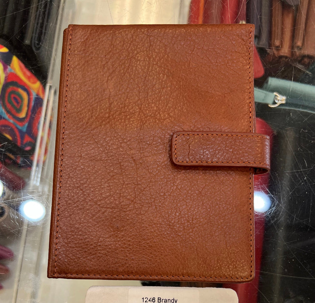 Osgoode Marley Passport/Ticket Leather Wallet- 1246 Brandy