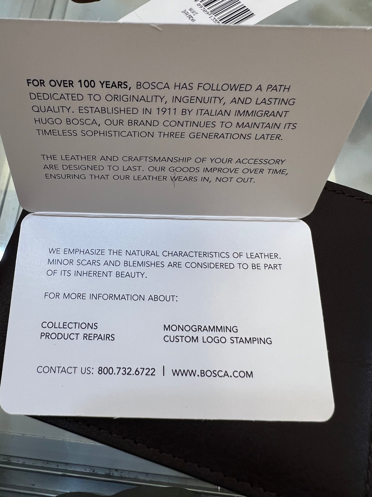 Bosca Navayo 8 Pocket Deluxe Leather Wallet