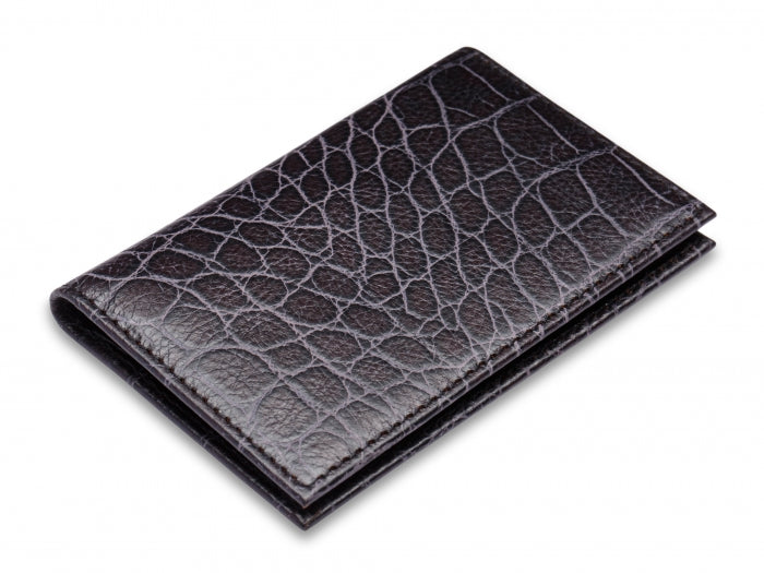 Estuche para tarjetas de visita de cuero Bosca VINTAGE CROCCO