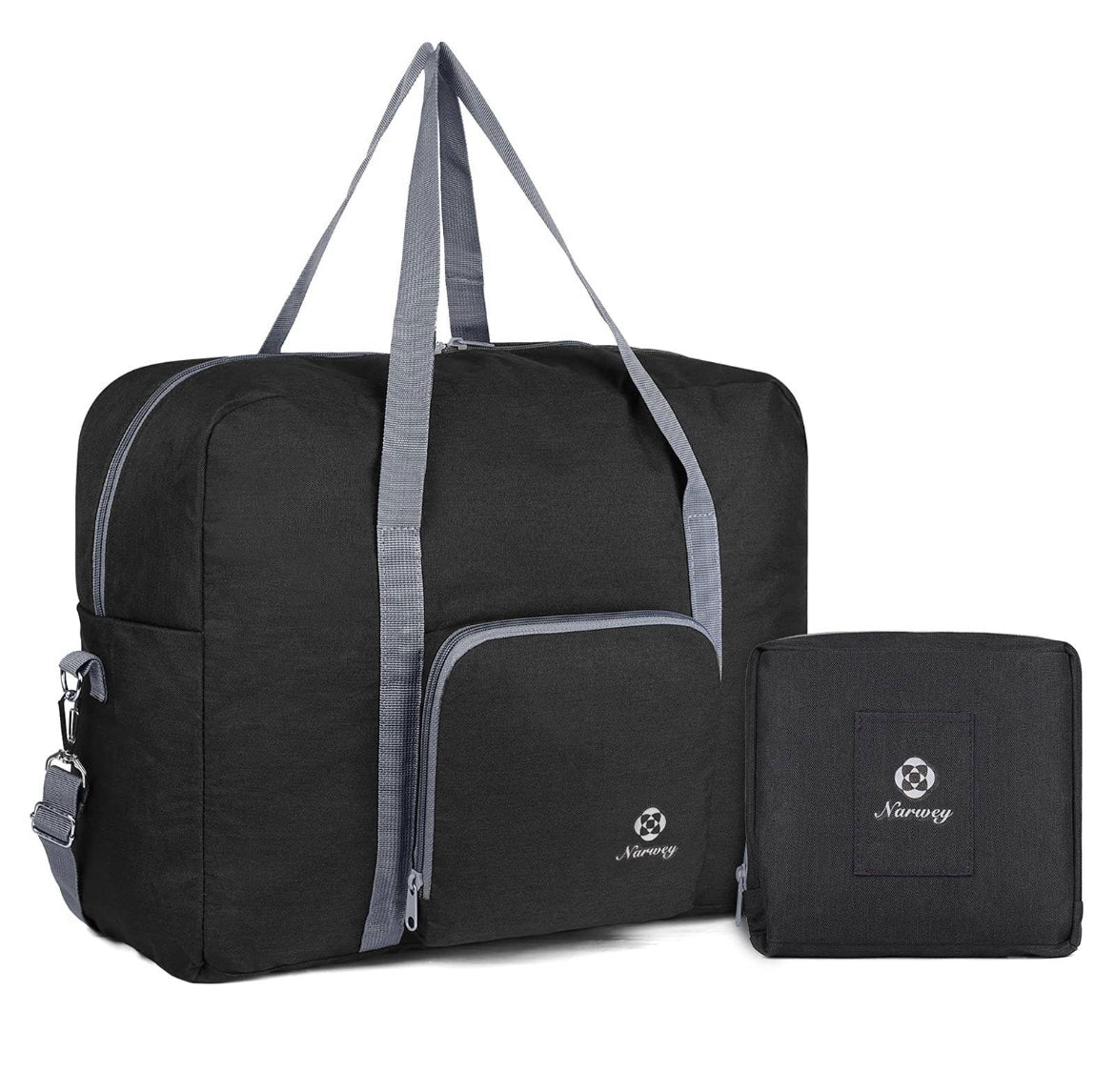 On Sale- Foldable/Packable Carry-On Duffle Bag- $12 Black