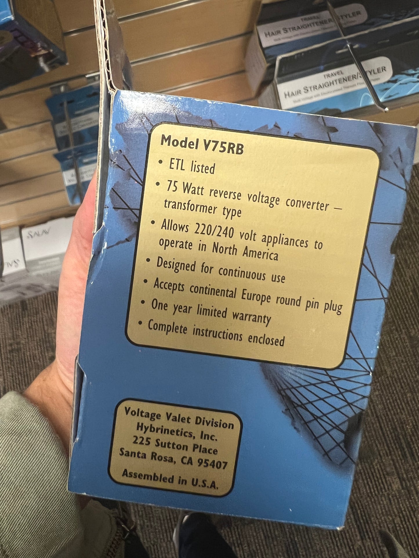 Voltage Valet 75 Watt Reverse Converter