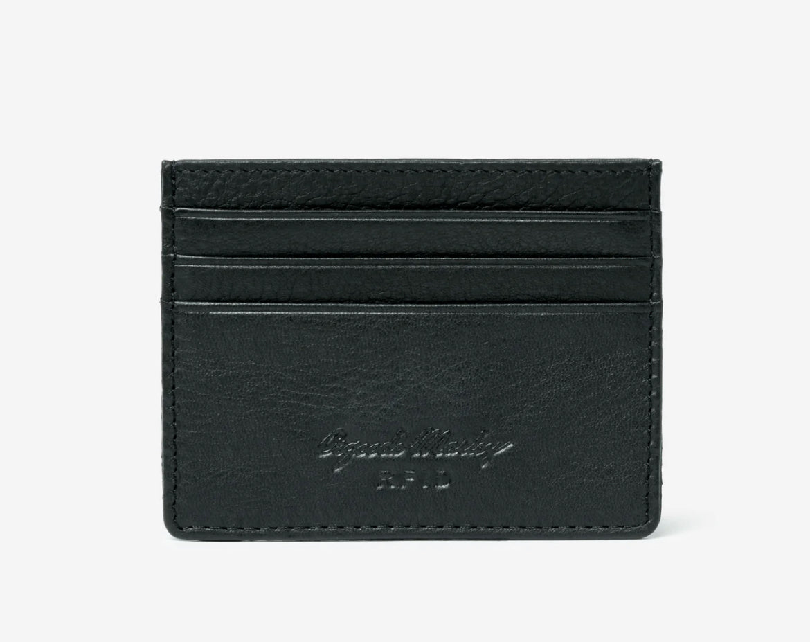 Osgoode Marley RFID Leather Credit Card Stack Wallet- 1233 Black