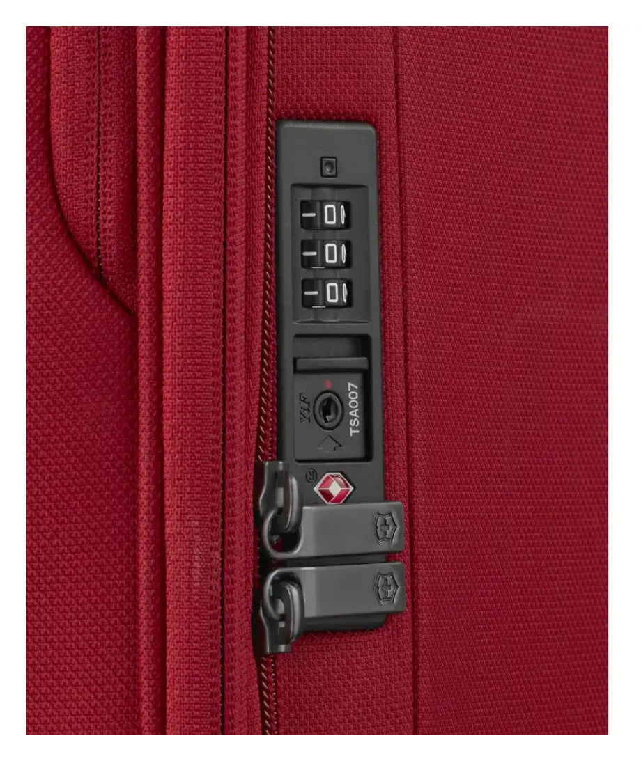Victorinox Connex 28” Large Softside Checked Spinner (Red)