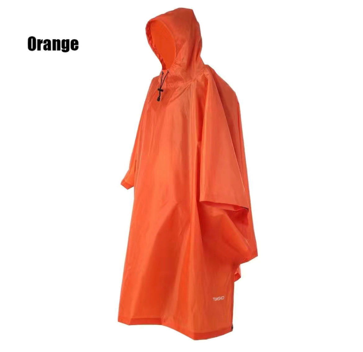 Rain Poncho with carrying bag Orange