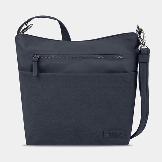 Travelon RFID Anti-Theft Metro Crossbody Navy Heather