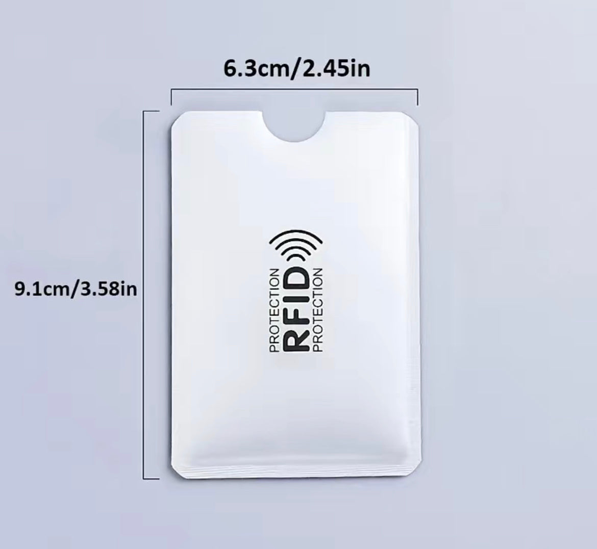 2-Pack RFID Blocking Credit Card Sleeves