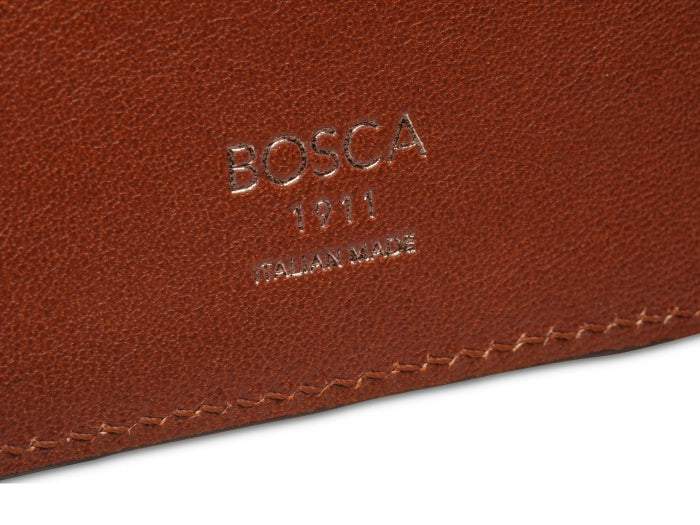 BOSCA Navayo Italia Leather Calling Card Case wallet
