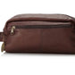 David King & Co. 418 Leather Small Double Toiletry/Shave Bag