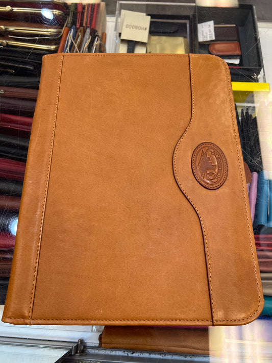 On Sale- Santa Fe Collection Leather Padfolio (Tan)