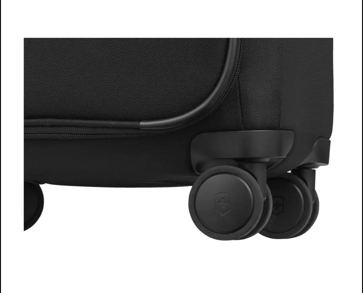 Victorinox Connex Frequent Flyer Softside Carry-On Spinner Cabin Case (Black)