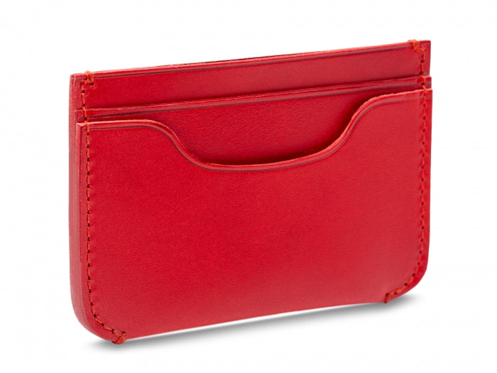 Bosca ITALO Front Pocket Card Case Wallet (in Red, only one left)