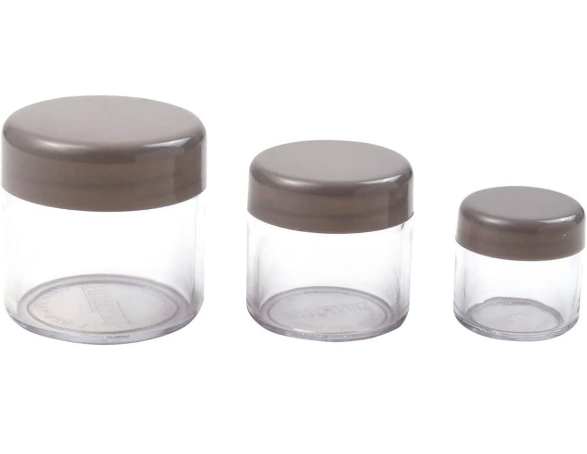 On Sale- Gourmac Nesting Jars - 3 piece set- $3.95 Grey